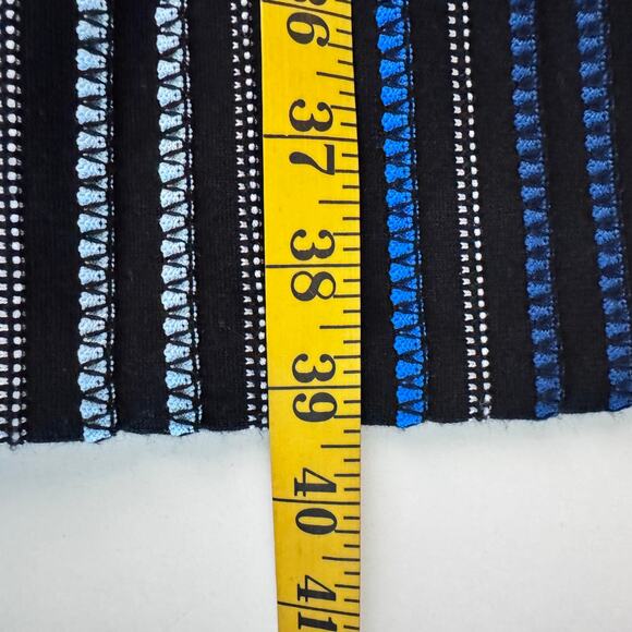 KATE SPADE Dress Sleeveless Striped Sweater Knit Knee Length Crew Neck New York - Picture 13 of 13